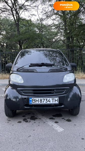 Smart Fortwo, 1999, Бензин, 0.6 л., 228 тис. км, Купе, Чорний, Одеса Cars-Pr-57348 фото