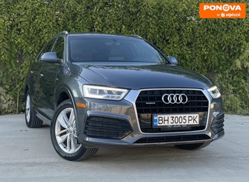 Audi Q3, 2017, Бензин, 1.98 л., 156 тис. км, Позашляховик / Кросовер, Сірий, Одеса Cars-Pr-272634 фото