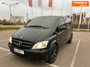 Mercedes-Benz Vito, 2014, Дизель, 2.1 л., 340 тис. км, Мінівен, Чорний, Київ Cars-Pr-276538 фото