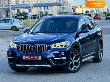 BMW X1, 2016, Бензин, 2 л., 130 тыс. км, Внедорожник / Кроссовер, Синий, Киев 111076 фото