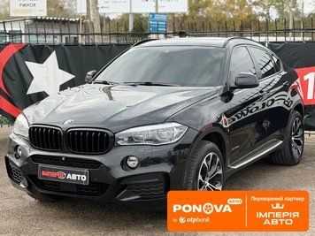 BMW X6, 2018 р., Дизель, 110 тис. км, Позашляховик / Кросовер, Чорний, Київ AT-10431771 фото