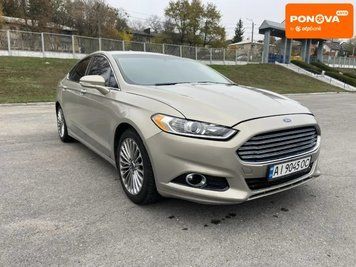 Ford Fusion, 2015 р., Бензин, 159 тис. км, Седан, Коричневий, Обухів AT-10404656 фото