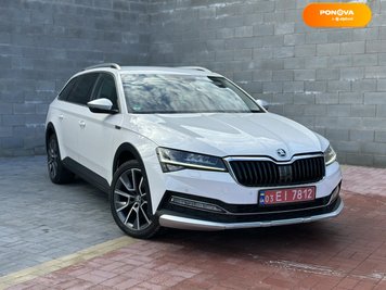 Skoda Superb Scout, 2020, Дизель, 2 л., 189 тис. км, Універсал, Білий, Рівне Cars-Pr-224305 фото