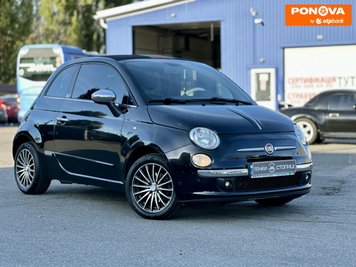 Fiat Cinquecento, 2013, Бензин, 0.9 л., 71 тис. км, Кабріолет, Чорний, Київ 254578 фото