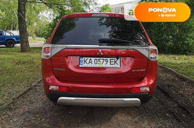 Mitsubishi Outlander, 2014, Бензин, 2.4 л., 107 тис. км, Позашляховик / Кросовер, Червоний, Львів 109625 фото