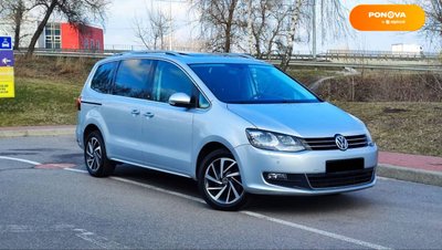 Volkswagen Sharan, 2017, Дизель, 1.97 л., 270 тис. км, Мінівен, Сірий, Київ 21742 фото