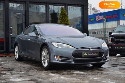 Tesla Model S, 2013, Електро, 153 тис. км, Ліфтбек, Сірий, Київ 16110 фото