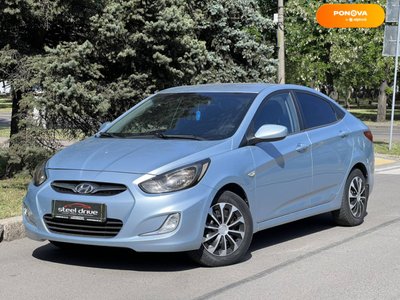 Hyundai Accent, 2011, Бензин, 1.59 л., 180 тыс. км, Седан, Синий, Николаев 44029 фото