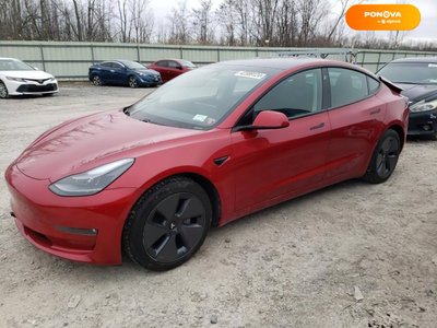 Tesla Model 3, 2021, Електро, 45 тис. км, Седан, Червоний, Дніпро (Дніпропетровськ) Cars-EU-US-KR-36008 фото