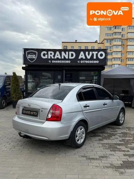 Hyundai Accent, 2008 р., Газ пропан-бутан / Бензин, 190 тис. км, Седан, Сірий, Софіївська Борщагівка AT-10417794 фото