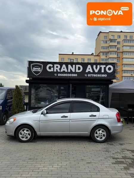 Hyundai Accent, 2008 р., Газ пропан-бутан / Бензин, 190 тис. км, Седан, Сірий, Софіївська Борщагівка AT-10417794 фото