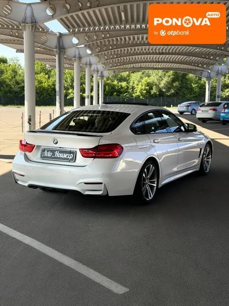 BMW 4 Series Gran Coupe, 2015 г., Бензин, 123 тыс. км, Седан, Белый, Запорожье AT-10420615 фото