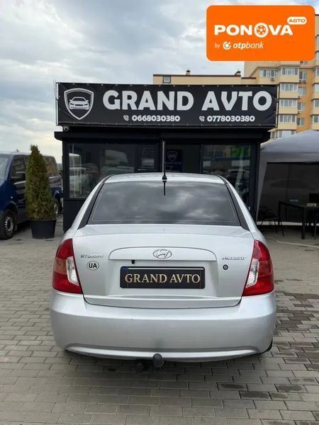 Hyundai Accent, 2008 р., Газ пропан-бутан / Бензин, 190 тис. км, Седан, Сірий, Софіївська Борщагівка AT-10417794 фото