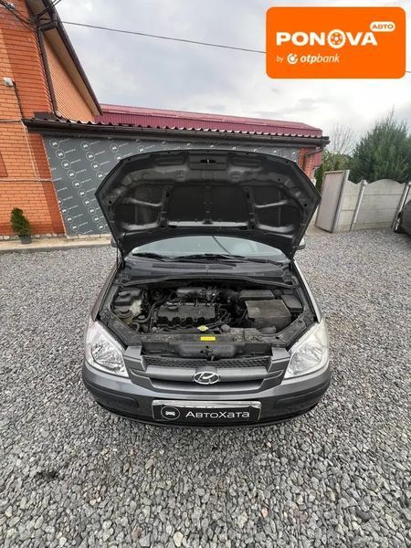 Hyundai Getz, 2004 р., Бензин, 171 тис. км, Хетчбек, Сірий, Дергачі AT-10417614 фото