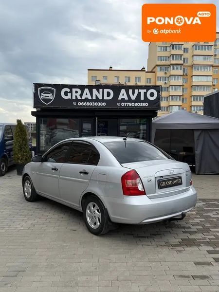 Hyundai Accent, 2008 р., Газ пропан-бутан / Бензин, 190 тис. км, Седан, Сірий, Софіївська Борщагівка AT-10417794 фото