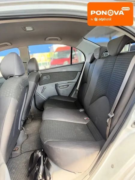 Kia Rio, 2008 р., Газ пропан-бутан / Бензин, 243 тис. км, Седан, Сірий, Запоріжжя AT-10419128 фото