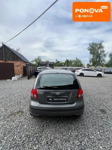 Hyundai Getz, 2004 р., Бензин, 171 тис. км, Хетчбек, Сірий, Дергачі AT-10417614 фото