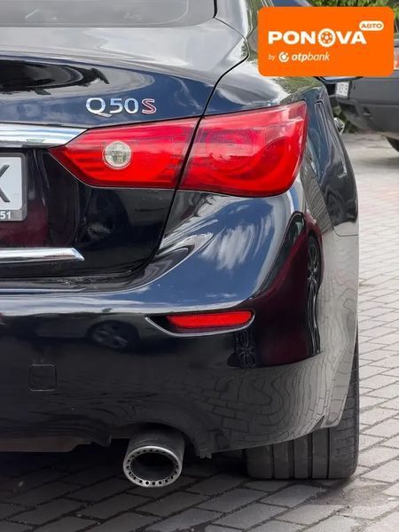 Infiniti Q50, 2017 р., Бензин, 102 тис. км, Седан, Чорний, Запоріжжя AT-10417858 фото
