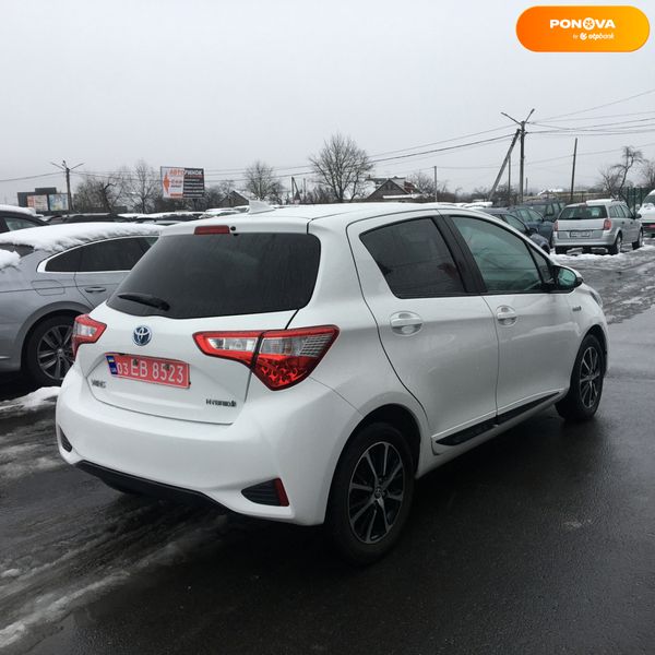 Toyota Yaris, 2019, Гибрид, 1.5 л., 68 тыс. км, Хетчбек, Белый, Житомир 18440 фото