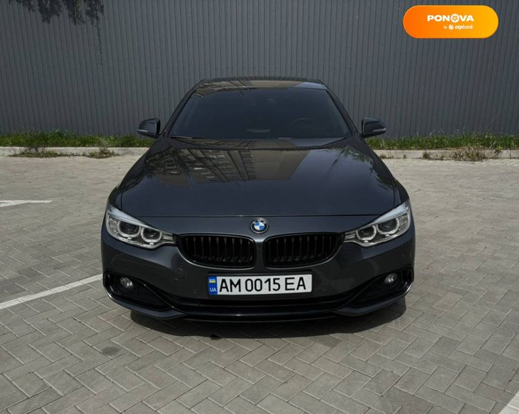 BMW 4 Series Gran Coupe, 2015, Бензин, 3 л., 104 тыс. км, Купе, Серый, Житомир Cars-Pr-62689 фото