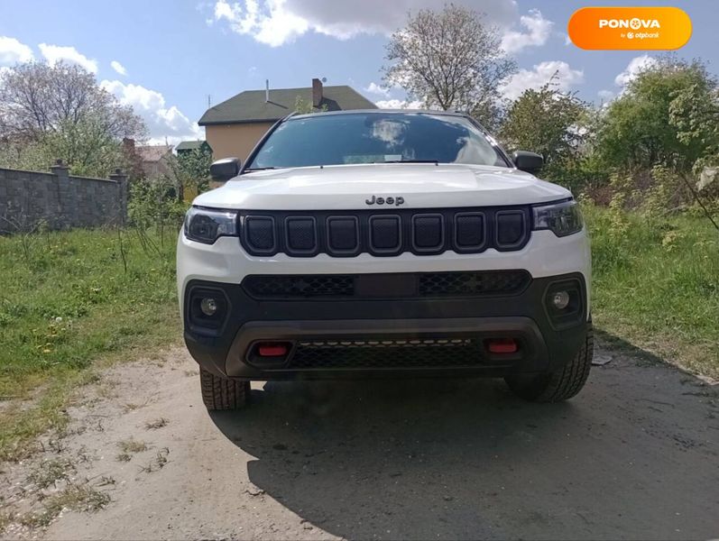 Jeep Compass, 2022, Бензин, 2.4 л., 37 тыс. км, Внедорожник / Кроссовер, Белый, Ровно Cars-Pr-67979 фото