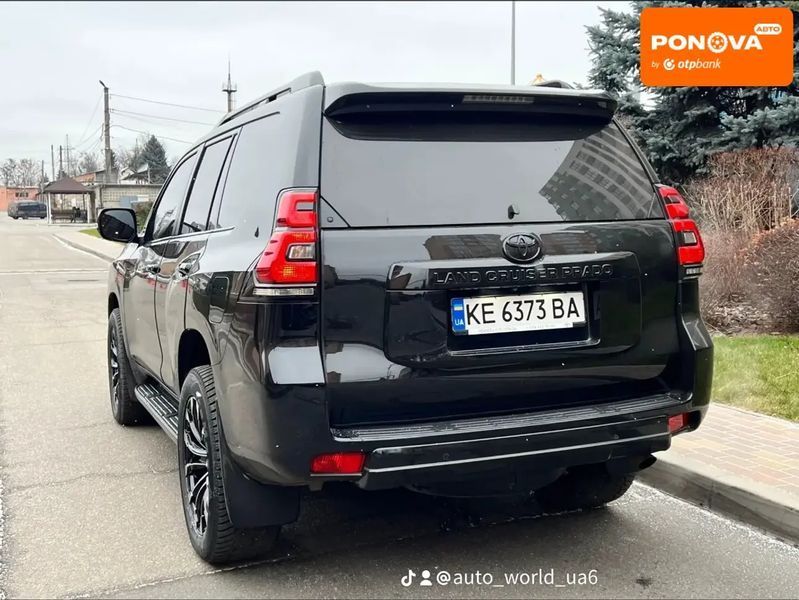 Toyota Land Cruiser Prado, 2020 г., Газ пропан-бутан / Бензин, 130 тыс. км, Внедорожник / Кроссовер, Чорный, Днепр (Днепропетровск) AT-10406785 фото