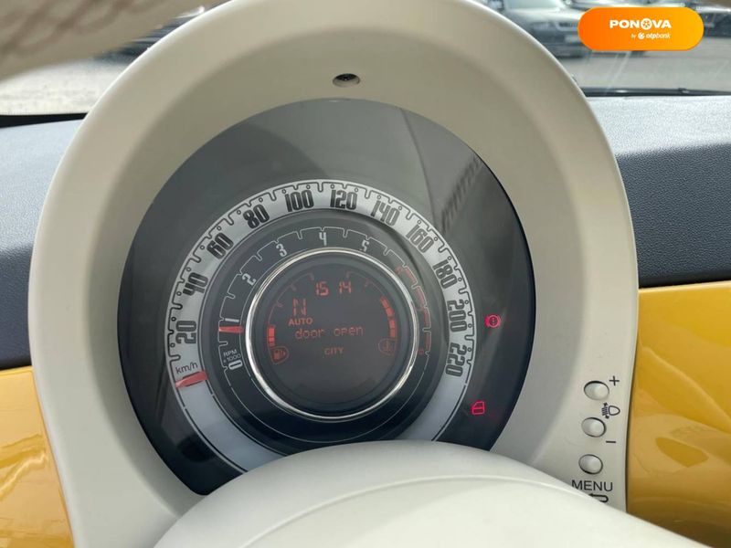 Fiat 500, 2014, Бензин, 1.3 л., 38 тис. км, Хетчбек, Жовтий, Вінниця 32084 фото