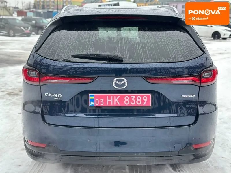 Mazda CX-90, 2024 р., Гібрид (MHEV), 1 тис. км, Позашляховик / Кросовер, Чорний, Вінниця AT-10410248 фото