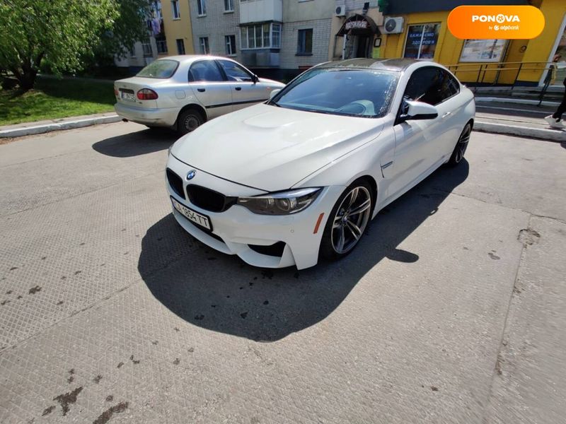 BMW M4, 2016, Бензин, 2.98 л., 134 тыс. км, Купе, Белый, Черкассы Cars-Pr-61767 фото