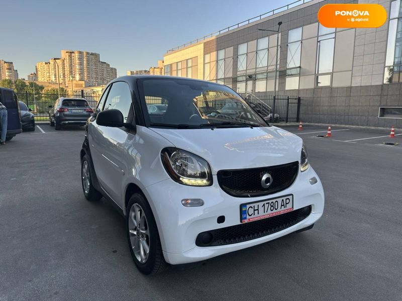 Smart Fortwo, 2015, Бензин, 1 л., 57 тыс. км, Купе, Белый, Киев Cars-Pr-64200 фото