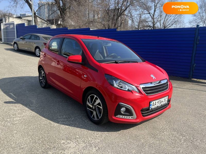 Peugeot 108, 2019, Бензин, 1 л., 46 тис. км, Хетчбек, Червоний, Київ 25256 фото