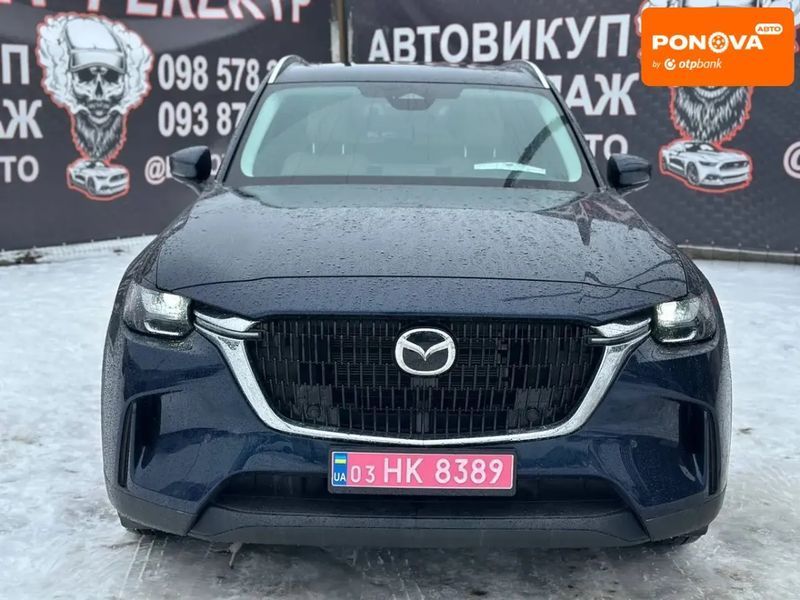 Mazda CX-90, 2024 р., Гібрид (MHEV), 1 тис. км, Позашляховик / Кросовер, Чорний, Вінниця AT-10410248 фото