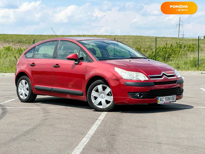 Citroen C4, 2008, Бензин, 1.6 л., 154 тис. км, Хетчбек, Червоний, Рівне 101005 фото