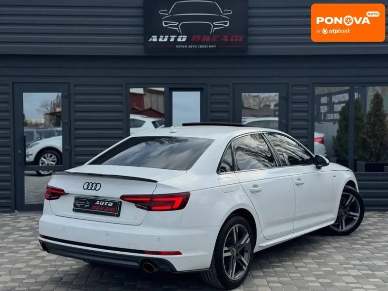 Audi A4, 2018 р., Бензин, 100 тис. км, Седан, Білий, Кропивницький (Кіровоград) AT-10415553 фото