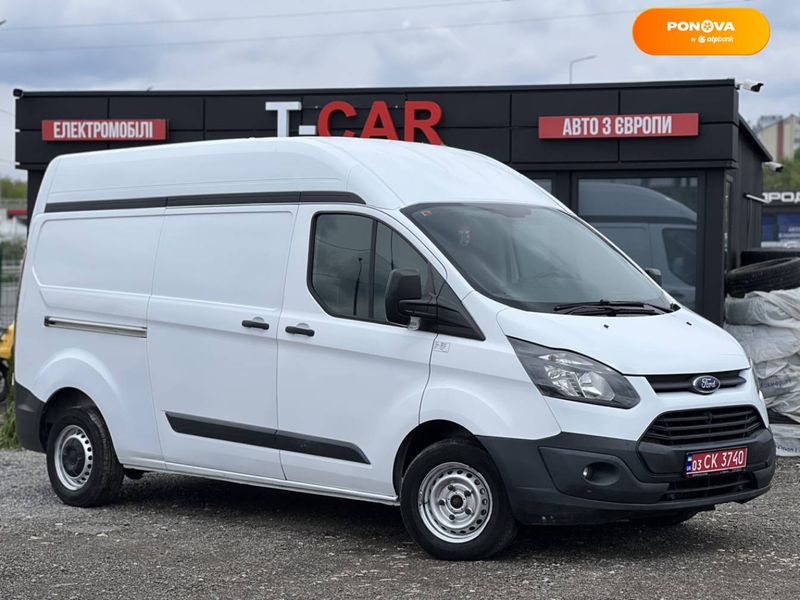 Ford Transit Custom, 2017, Дизель, 2.2 л., 258 тыс. км, Вантажний фургон, Белый, Тернополь 41115 фото