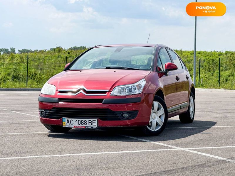 Citroen C4, 2008, Бензин, 1.6 л., 154 тис. км, Хетчбек, Червоний, Рівне 101005 фото