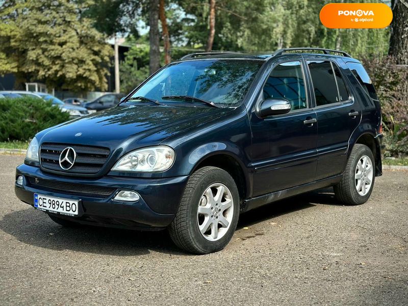 Mercedes-Benz M-Class, 2004, Дизель, 333 тис. км, Позашляховик / Кросовер, Чорний, Чернівці 110214 фото