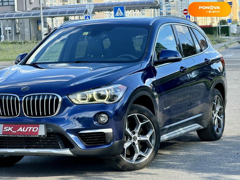 BMW X1, 2016, Бензин, 2 л., 130 тыс. км, Внедорожник / Кроссовер, Синий, Киев 111076 фото