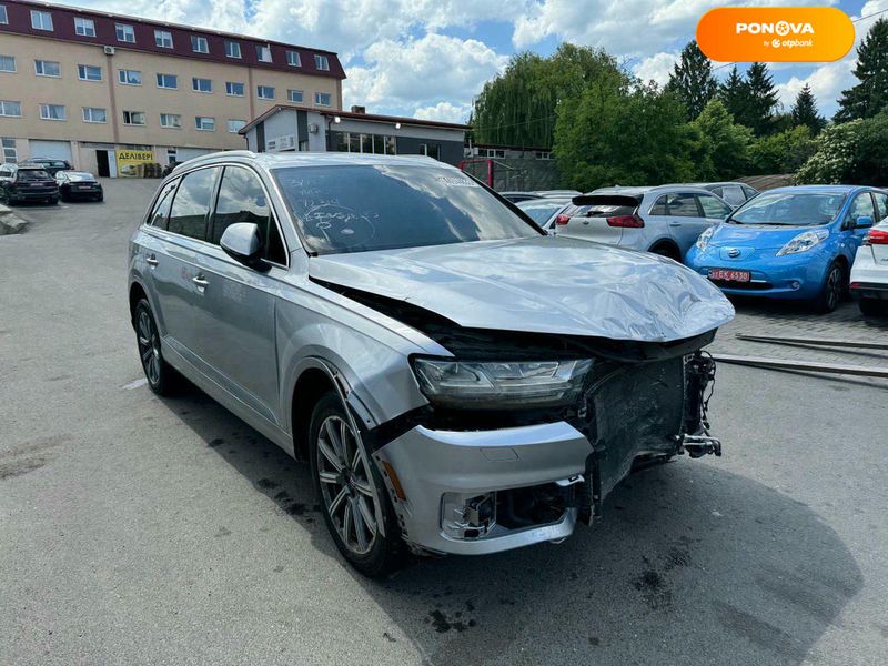 Audi Q7, 2018, Бензин, 3 л., 105 тис. км, Позашляховик / Кросовер, Сірий, Луцьк 107527 фото