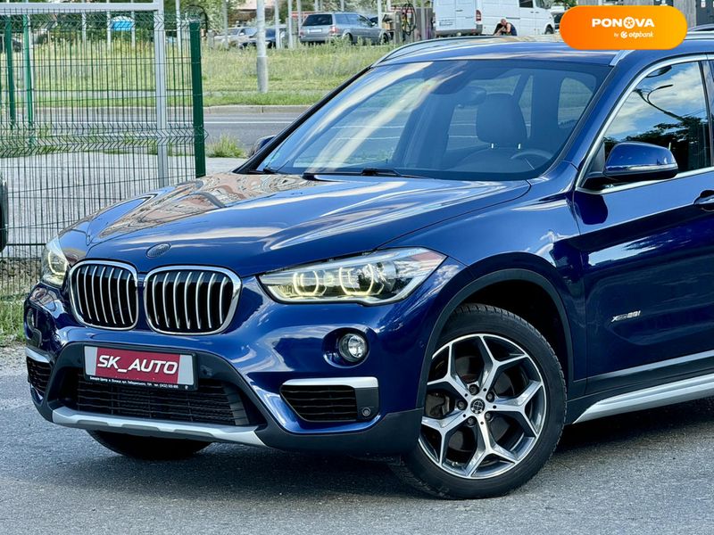 BMW X1, 2016, Бензин, 2 л., 130 тис. км, Позашляховик / Кросовер, Синій, Київ 111076 фото