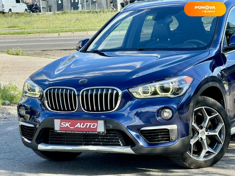 BMW X1, 2016, Бензин, 2 л., 130 тыс. км, Внедорожник / Кроссовер, Синий, Киев 111076 фото