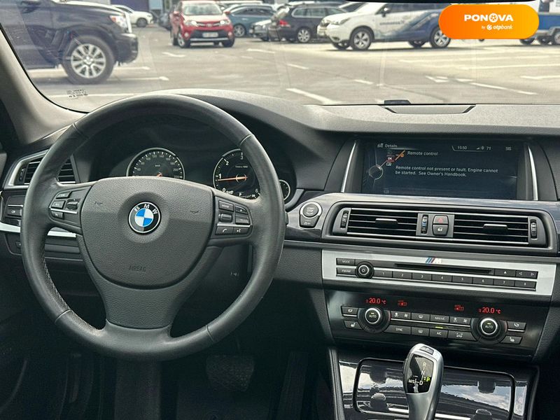 BMW 5 Series, 2013, Дизель, 2 л., 190 тыс. км, Седан, Серый, Киев Cars-Pr-67923 фото