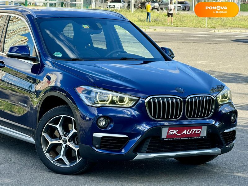 BMW X1, 2016, Бензин, 2 л., 130 тис. км, Позашляховик / Кросовер, Синій, Київ 111076 фото