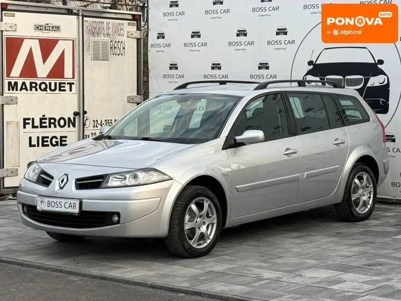 Renault Megane, 2009 р., Бензин, 156 тис. км, Універсал, Сірий, Вінниця AT-10407428 фото