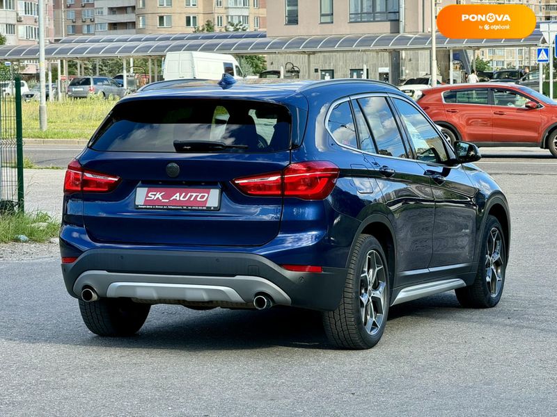 BMW X1, 2016, Бензин, 2 л., 130 тис. км, Позашляховик / Кросовер, Синій, Київ 111076 фото