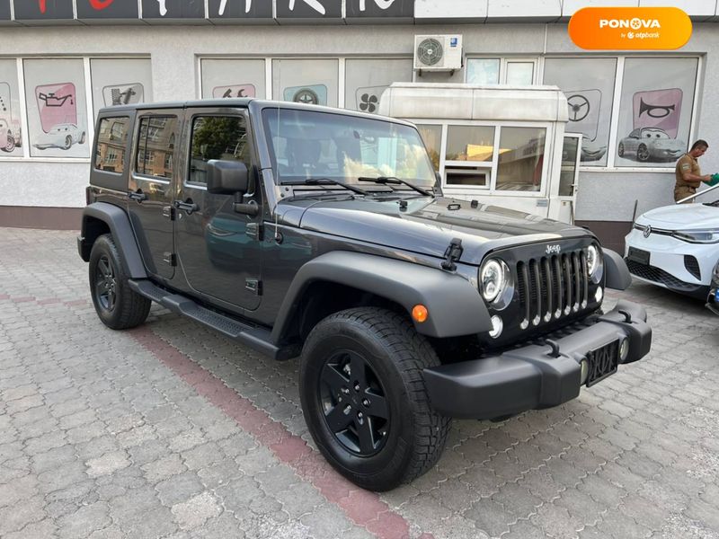 Jeep Wrangler, 2017, Бензин, 3.6 л., 53 тис. км, Позашляховик / Кросовер, Сірий, Одеса 46020 фото