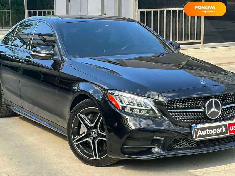 Mercedes-Benz C-Class, 2019, Бензин, 2 л., 101 тис. км, Седан, Чорний, Київ 110796 фото