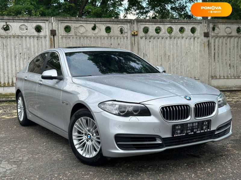 BMW 5 Series, 2014, Дизель, 2 л., 190 тис. км, Седан, Сірий, Київ Cars-Pr-67923 фото