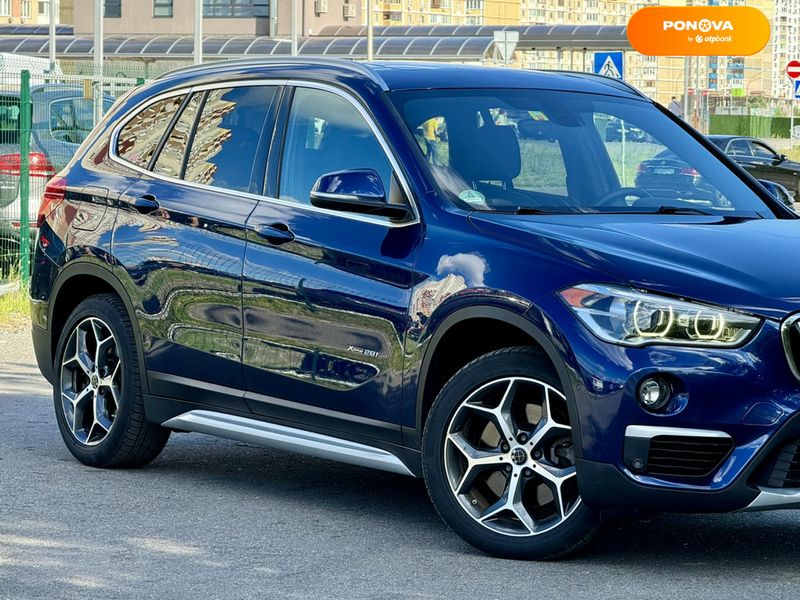 BMW X1, 2016, Бензин, 2 л., 130 тыс. км, Внедорожник / Кроссовер, Синий, Киев 111076 фото