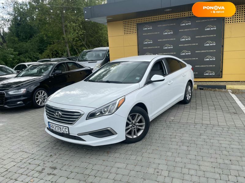 Hyundai Sonata, 2015, Бензин, 2.36 л., 138 тис. км, Седан, Білий, Львів 102787 фото